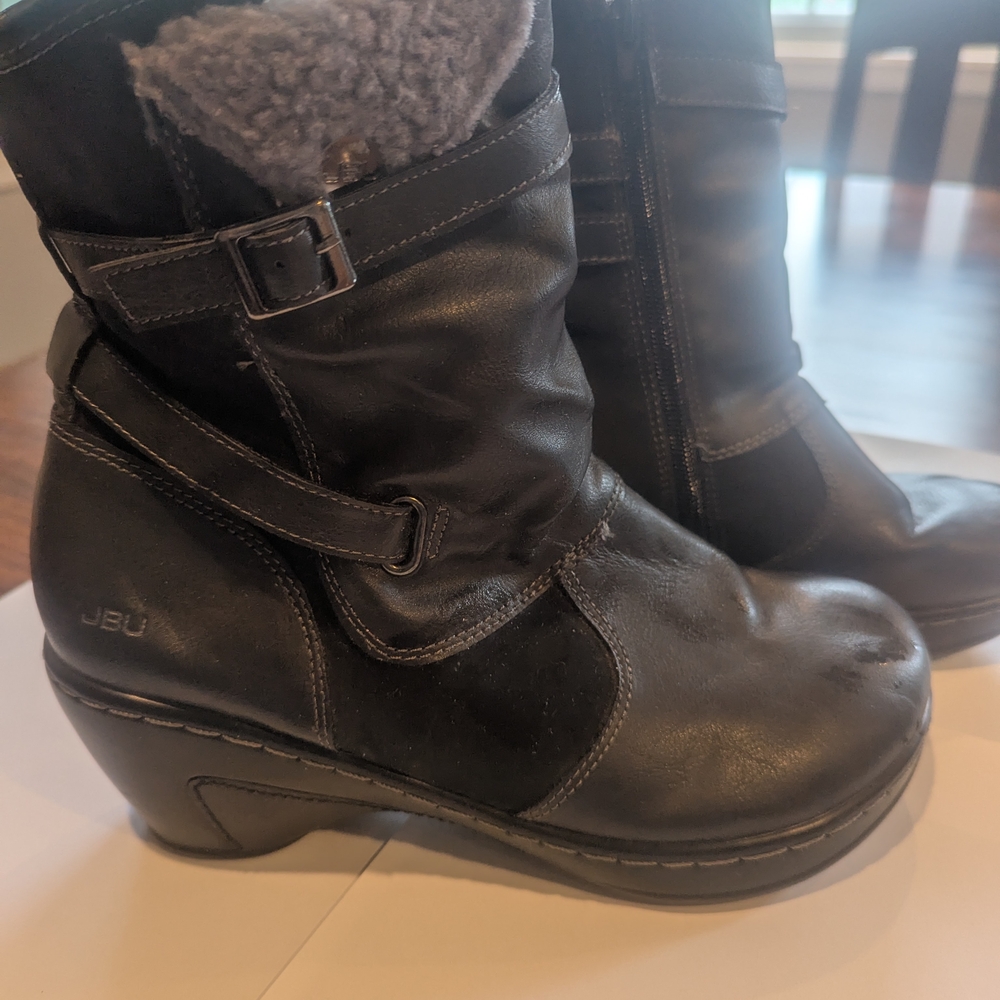 JBU Women's Black Ankle Boots